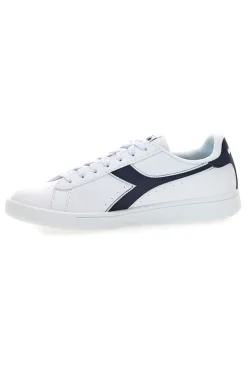 Sneakers bianche con dettagli blu Diadora 178327 C4656