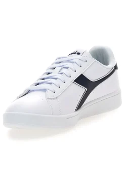 Sneakers bianche con dettagli blu Diadora 178327 C4656