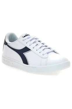 Sneakers bianche con dettagli blu Diadora 178327 C4656