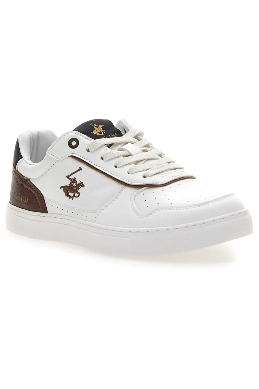 Sneakers bianche con dettagli a contrasto Beverly Hills Polo Club Mallet LTX