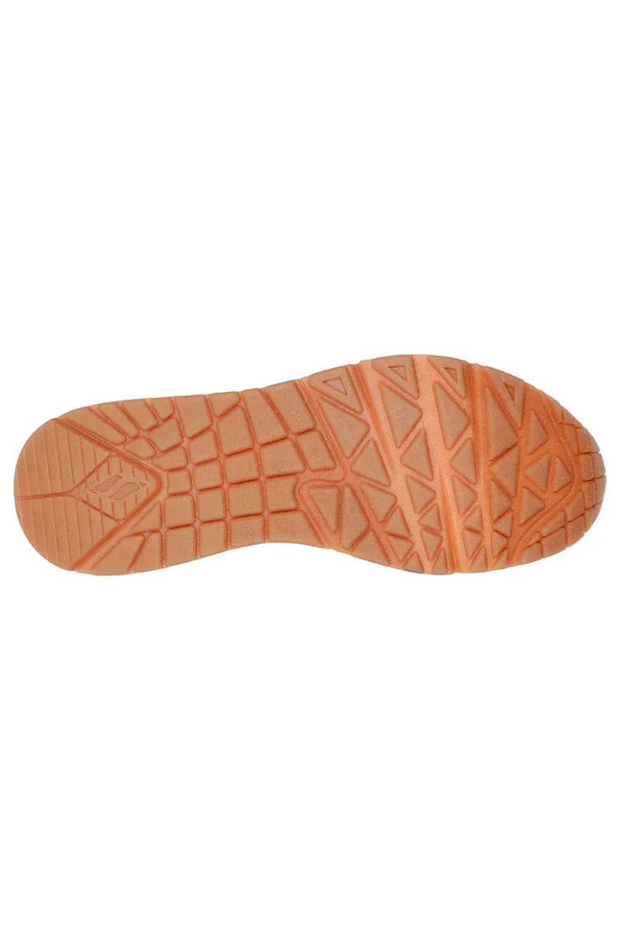 Sneakers bianche con dettagli oro Skechers Uno Golden Air