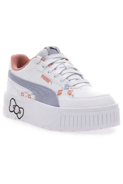 Sneakers Bianche con Dettagli Colorati Puma Karmen II Idol Hk&Fr Jr
