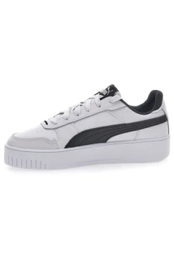Sneakers Bianche Con Dettagli Neri Puma Carina Street