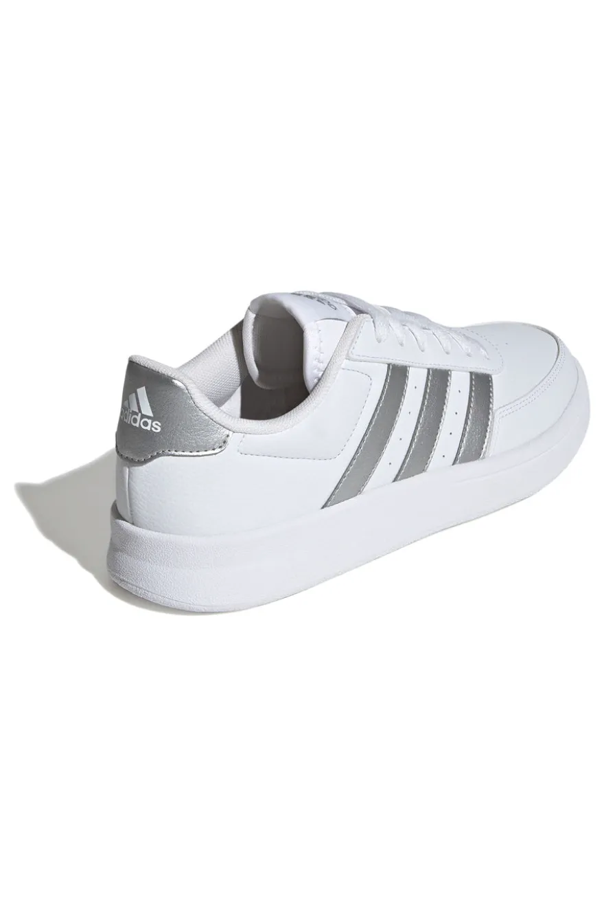 Sneakers bianche con dettagli argento Adidas Breaknet 2.0