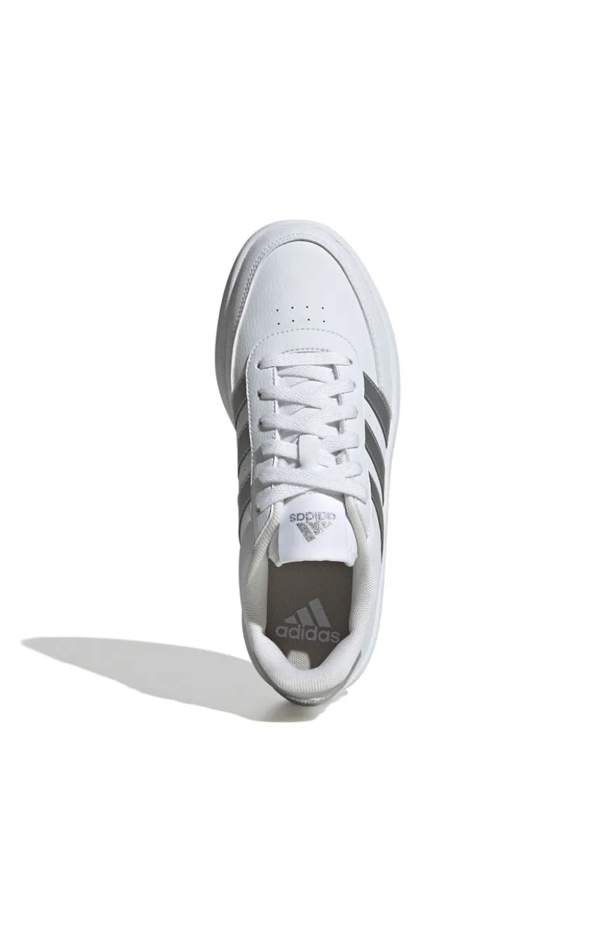 Sneakers bianche con dettagli argento Adidas Breaknet 2.0