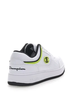 Sneakers Bianche con Dettagli Blu e Gialli CHAMPION RD18 LOW G GS