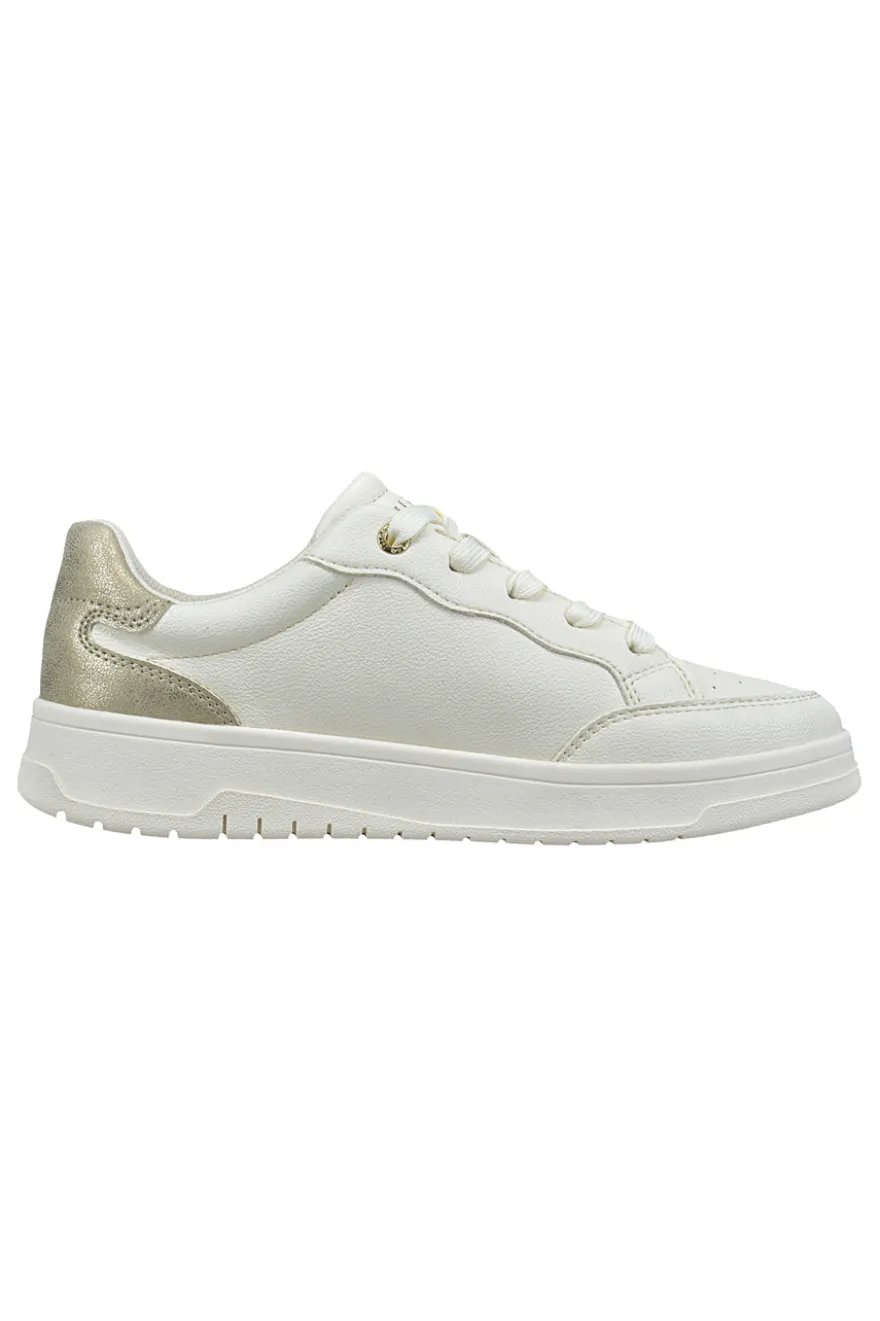 Sneakers Bianche con dettagli oro Bagatt 435AQG1950502190