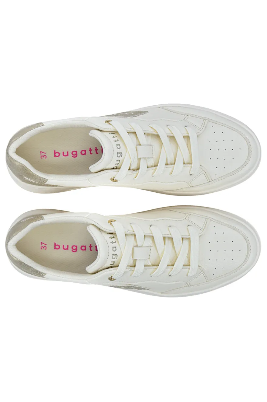 Sneakers Bianche con dettagli oro Bagatt 435AQG1950502190
