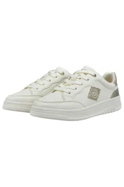 Sneakers Bianche con dettagli oro Bagatt 435AQG1950502190