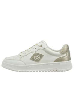 Sneakers Bianche con dettagli oro Bagatt 435AQG1950502190