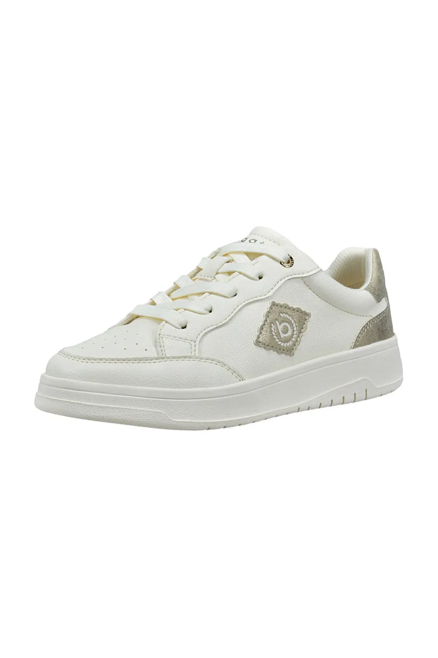 Sneakers Bianche con dettagli oro Bagatt 435AQG1950502190