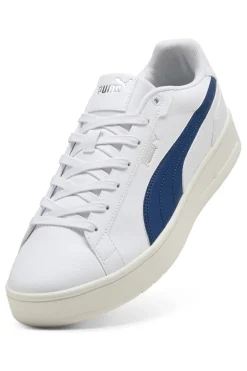 Sneakers bianche con dettagli blu e soletta SoftFoam+ Puma Court Classico