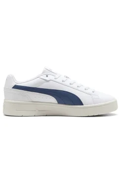 Sneakers bianche con dettagli blu e soletta SoftFoam+ Puma Court Classico