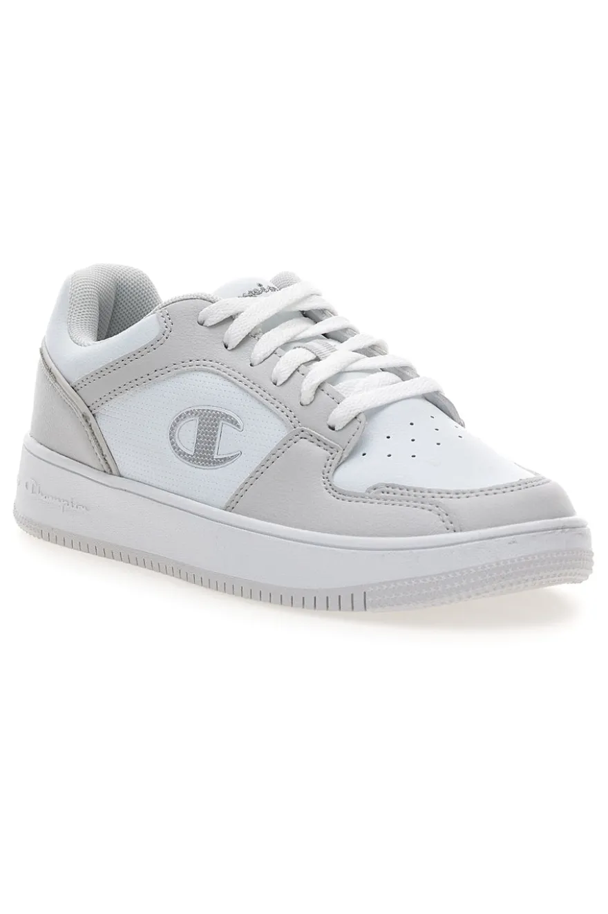 Sneakers bianche con dettagli grigi Champion RD18 2 Low G GS