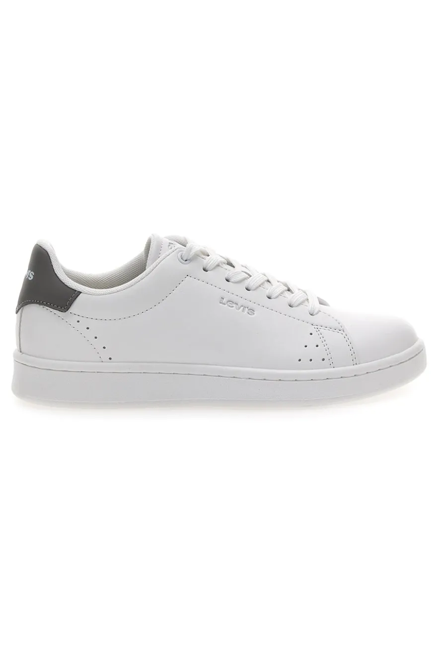 Sneakers bianche con dettaglio grigio Levi's Unity