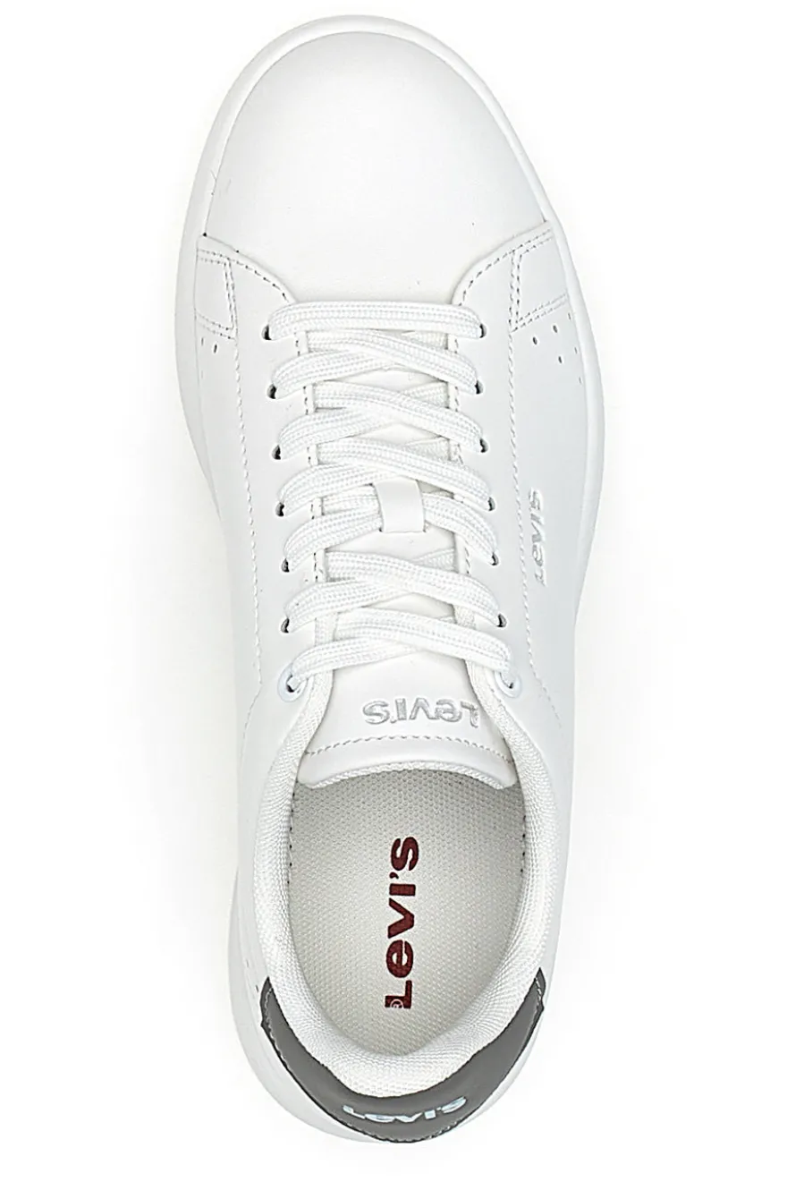 Sneakers bianche con dettaglio grigio Levi's Unity