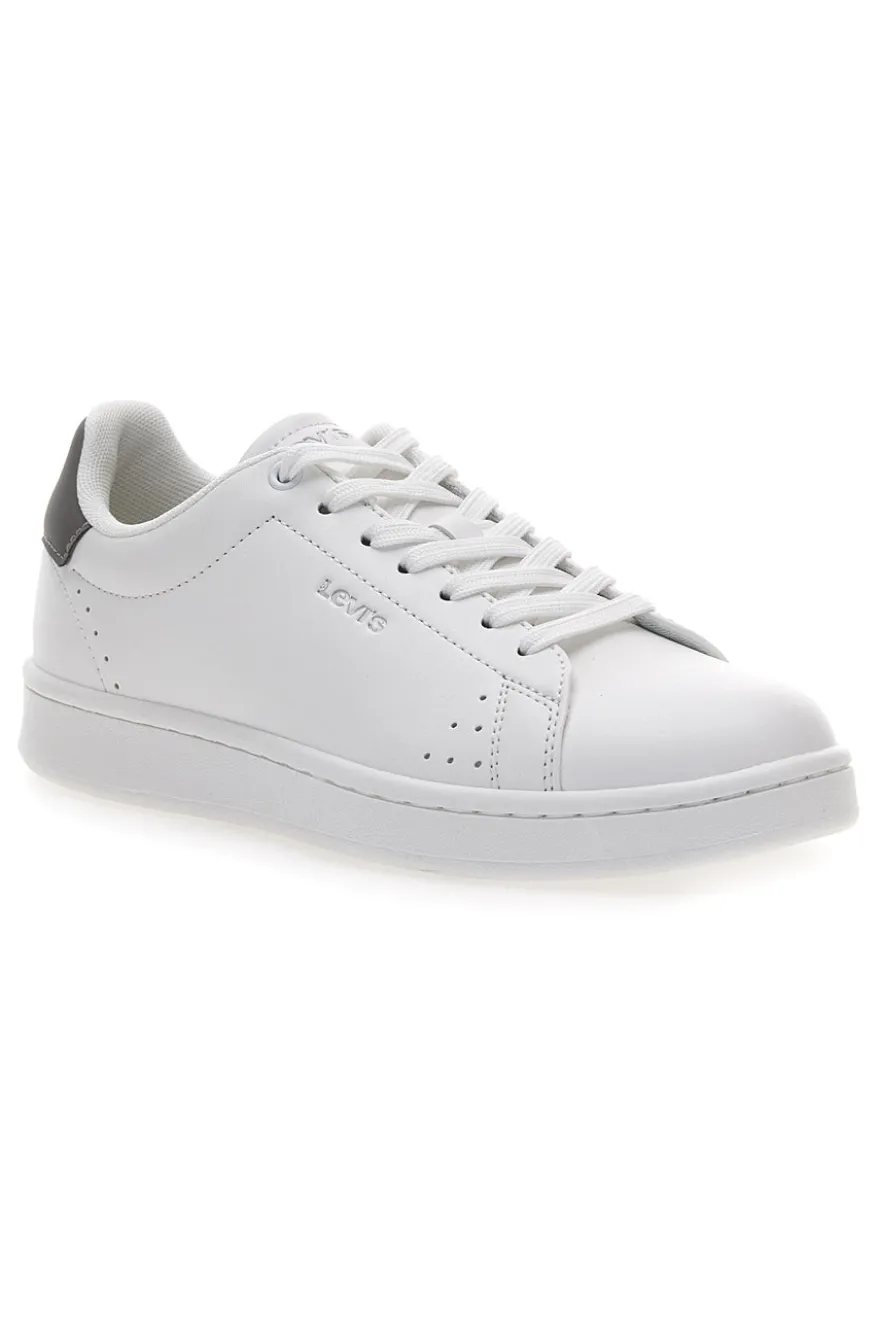 Sneakers bianche con dettaglio grigio Levi's Unity