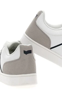 Sneakers bianche con dettagli grigio e nero Gas Amburgo Ltx
