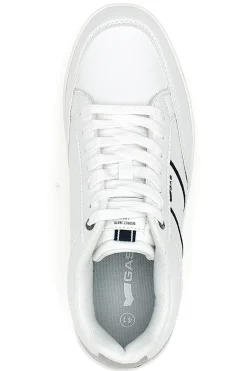 Sneakers bianche con dettagli grigio e nero Gas Amburgo Ltx