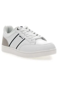 Sneakers bianche con dettagli grigio e nero Gas Amburgo Ltx