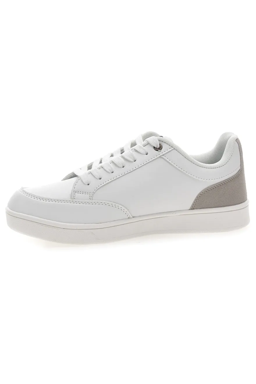 Sneakers bianche con dettagli grigio e nero Gas Amburgo Ltx