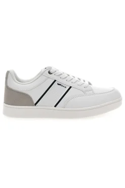 Sneakers bianche con dettagli grigio e nero Gas Amburgo Ltx