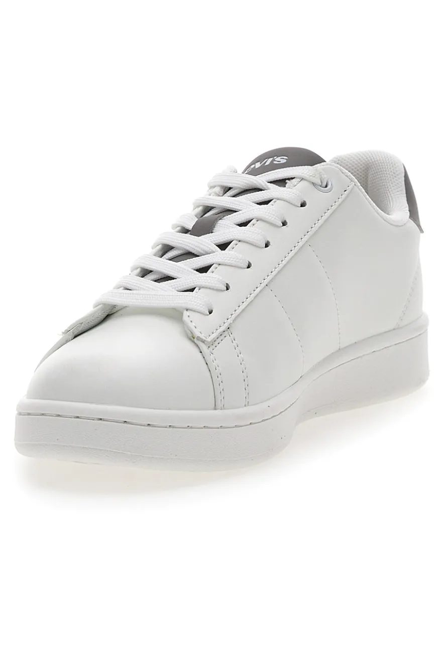 Sneakers Bianche con Dettagli Argento Levi's VAVE0201S
