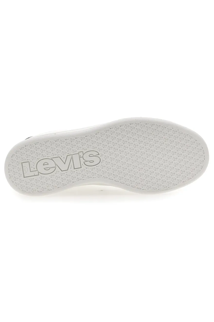 Sneakers Bianche con Dettagli Argento Levi's VAVE0201S