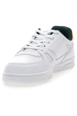 Sneakers bianche con dettagli verde e giallo Champion CLY 87 B GS