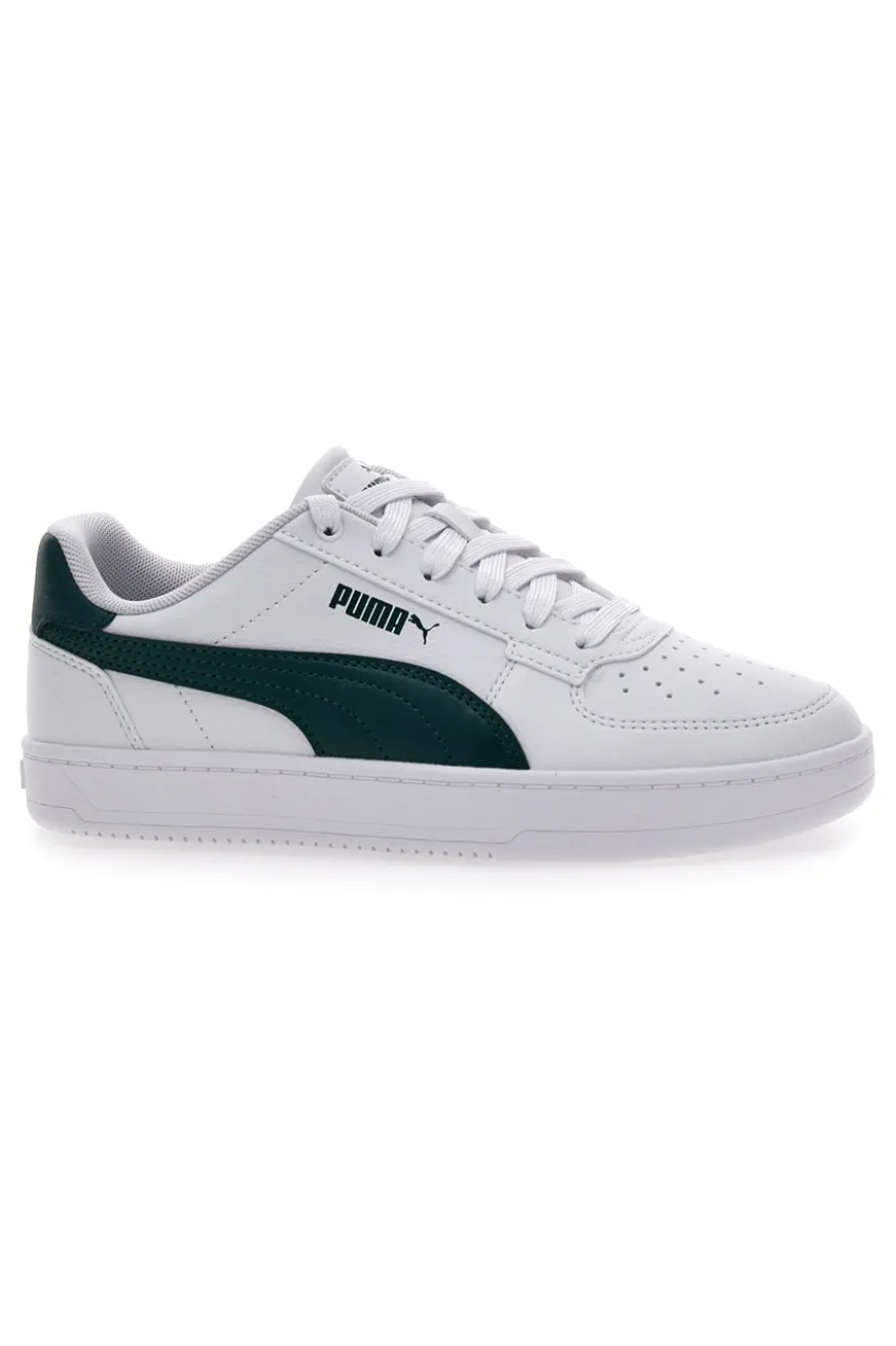 Sneakers Bianche con dettagli verdi Puma Caven 2.0 JR