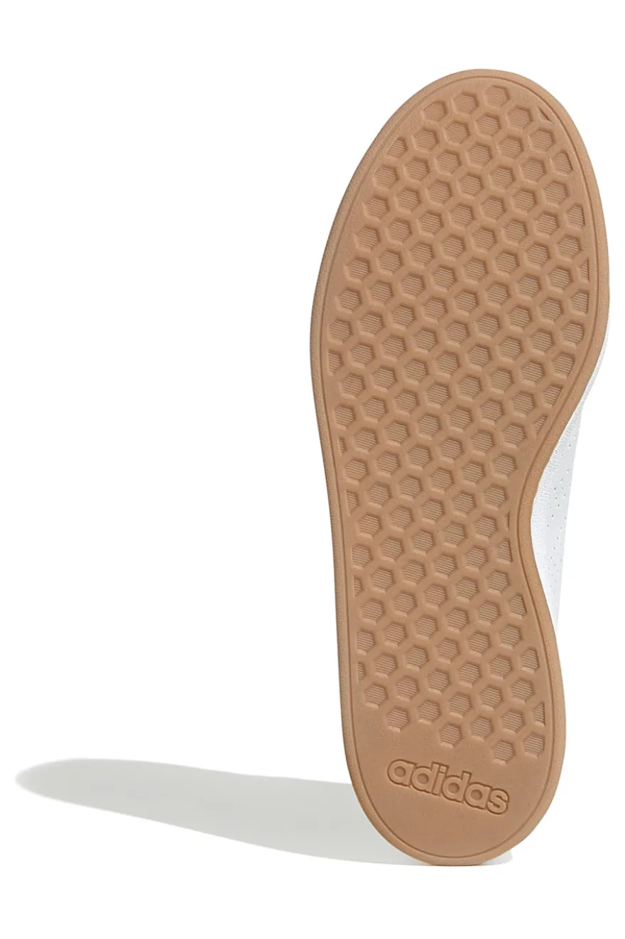 Sneakers bianche con dettagli verdi design essenziale Adidas Advantage Base 2.0