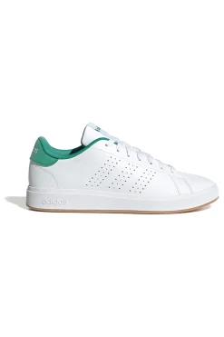 Sneakers bianche con dettagli verdi design essenziale Adidas Advantage Base 2.0