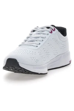 Sneakers Bianche con Dettagli Blu e Tomaia in Mesh CHAMPION JAUNT