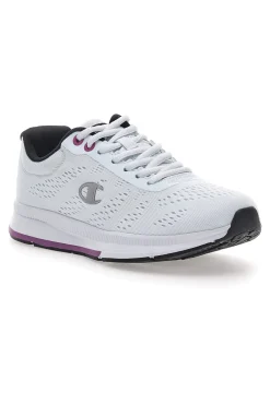 Sneakers Bianche con Dettagli Blu e Tomaia in Mesh CHAMPION JAUNT