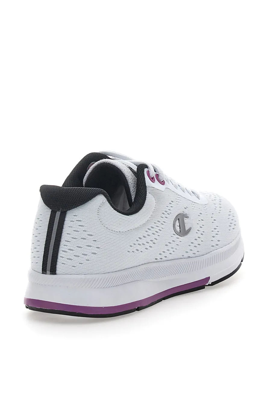 Sneakers Bianche con Dettagli Blu e Tomaia in Mesh CHAMPION JAUNT