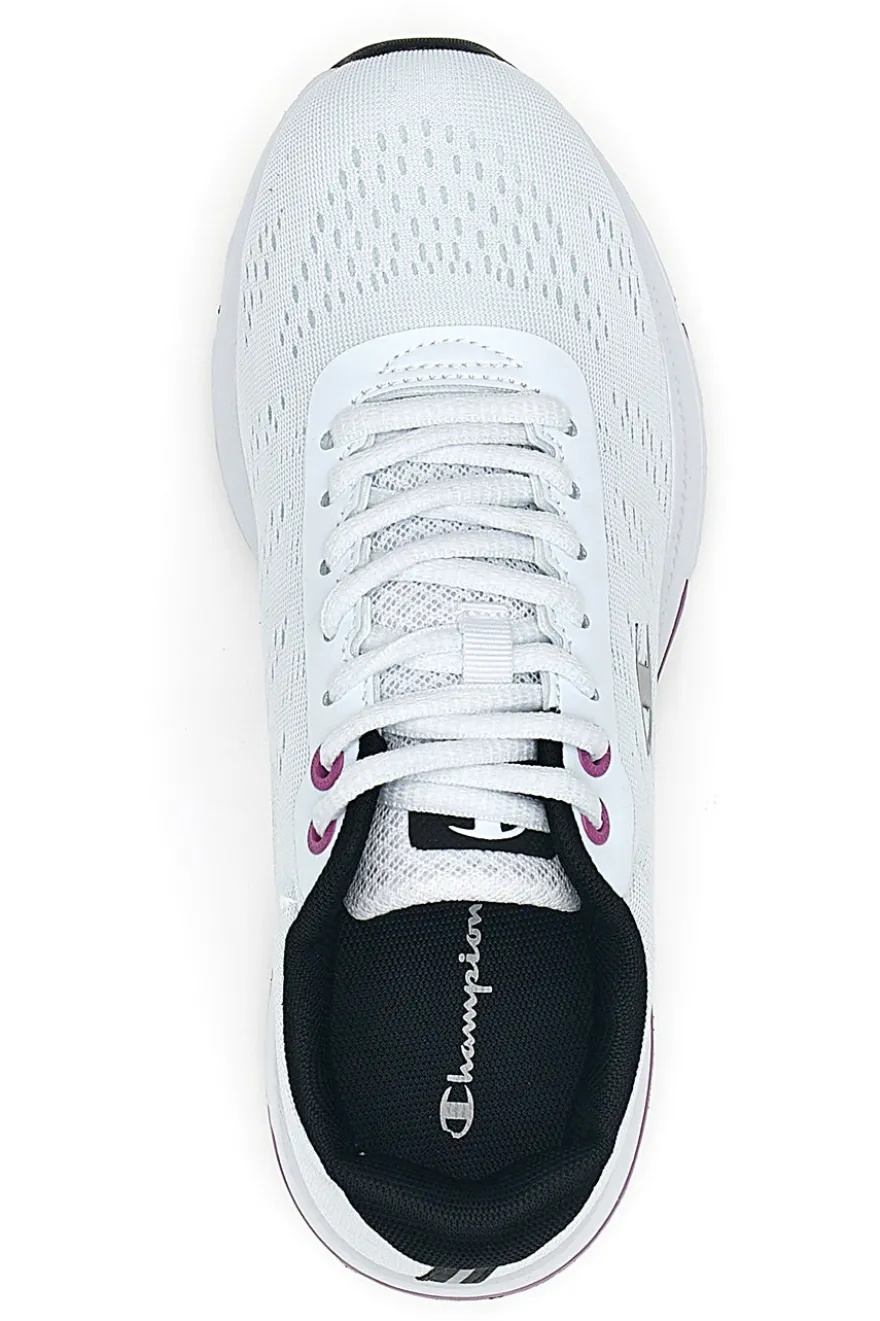 Sneakers Bianche con Dettagli Blu e Tomaia in Mesh CHAMPION JAUNT
