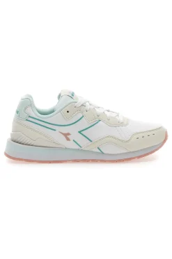 Sneakers Bianche Con Dettagli azzurri DIADORA Raven Wn