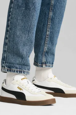 Sneakers Bianche Con Dettagli Neri Puma Club II Era