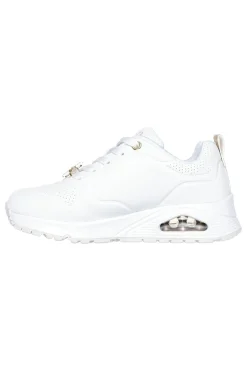 Sneakers bianche con dettagli gioiello Skechers UNO Gen1 TRENDY JEWELS ESS STREET GIRLS