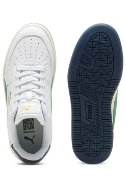 Sneakers bianche con dettagli verdi e blu Puma CAVEN 2.0 RETRO JR