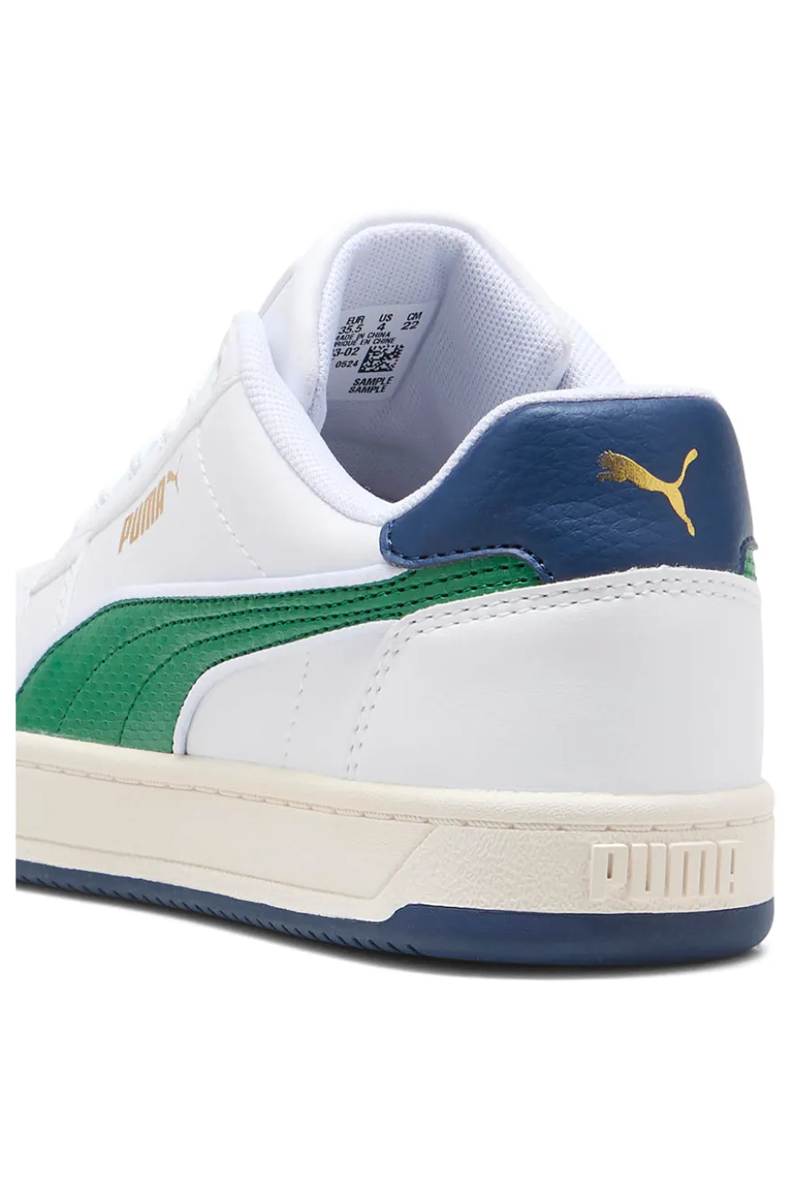 Sneakers bianche con dettagli verdi e blu Puma CAVEN 2.0 RETRO JR