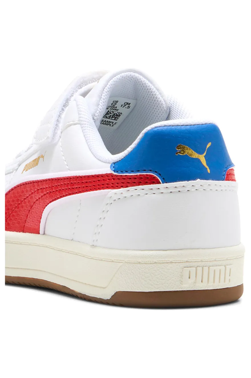 Sneakers bianche con dettagli rossi e blu Puma Caven 2 Retro AC + PS