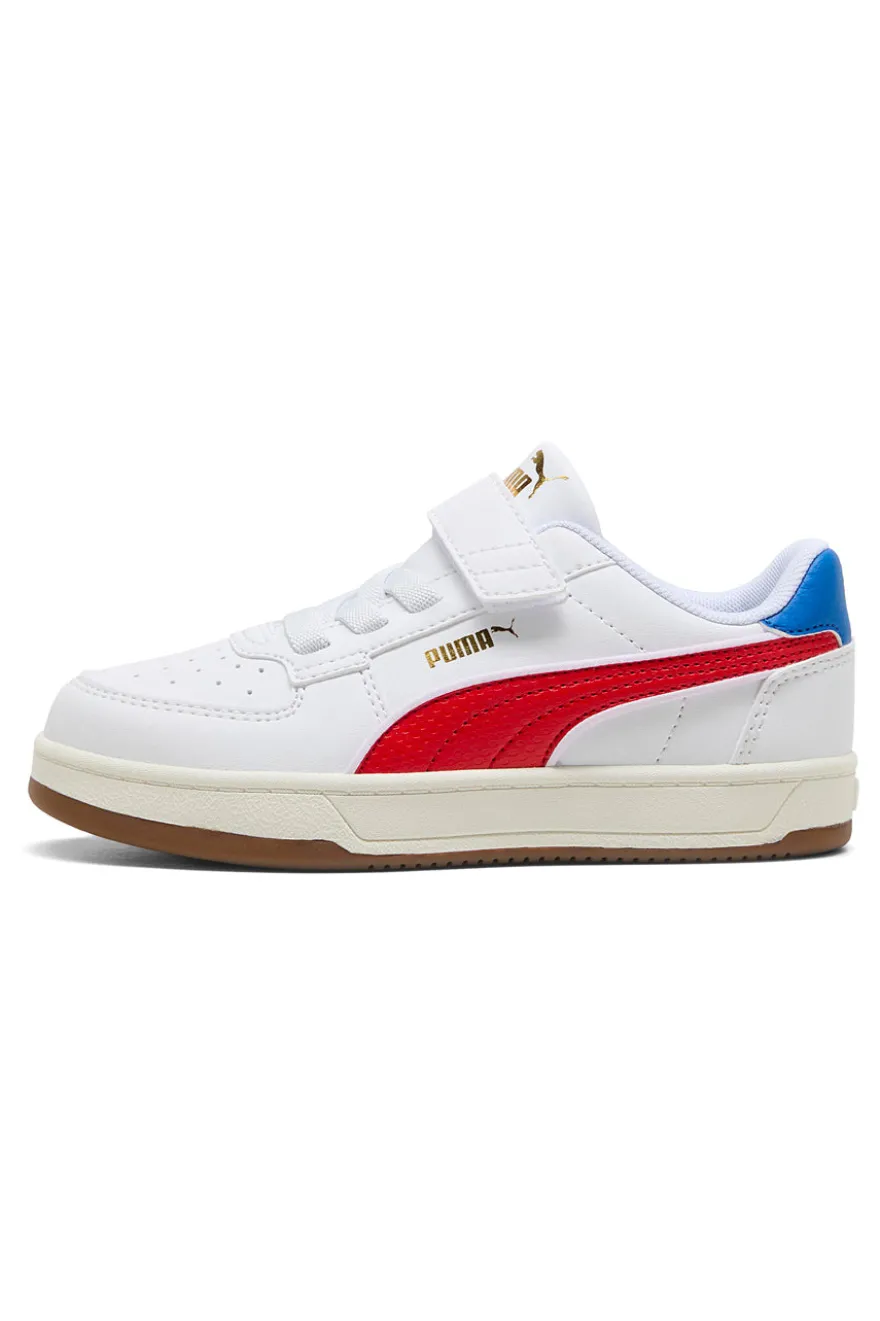 Sneakers bianche con dettagli rossi e blu Puma Caven 2 Retro AC + PS