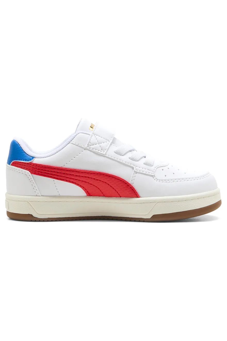 Sneakers bianche con dettagli rossi e blu Puma Caven 2 Retro AC + PS