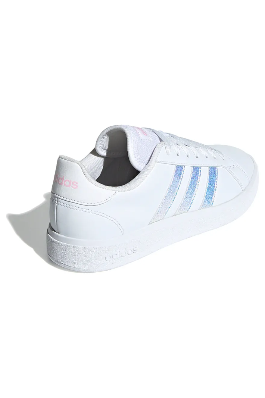 Sneakers bianche con dettagli iridescenti Adidas Grand Court Base 2.0