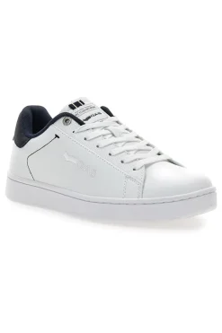 Sneakers bianche con dettagli blu Gas Sammy Ltx
