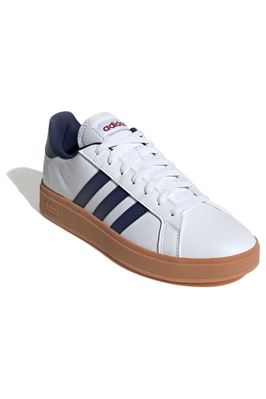 Sneakers Bianche con dettagli Blu e Verdi ADIDAS Grand Court Base 2.0