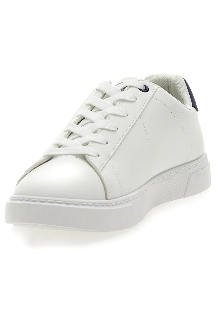 Sneakers Bianche con Dettagli Blu CARRERA CAM27104