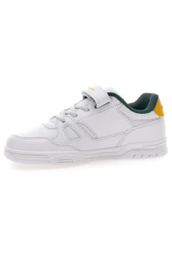 Sneakers bianche con dettagli verdi e gialli Champion CLY 87 B PS