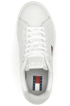 Sneakers bianche con dettagli grigi in pelle Tommy jeans Archive ’98